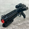 Cosplay prop E-11 blaster with weathered finish