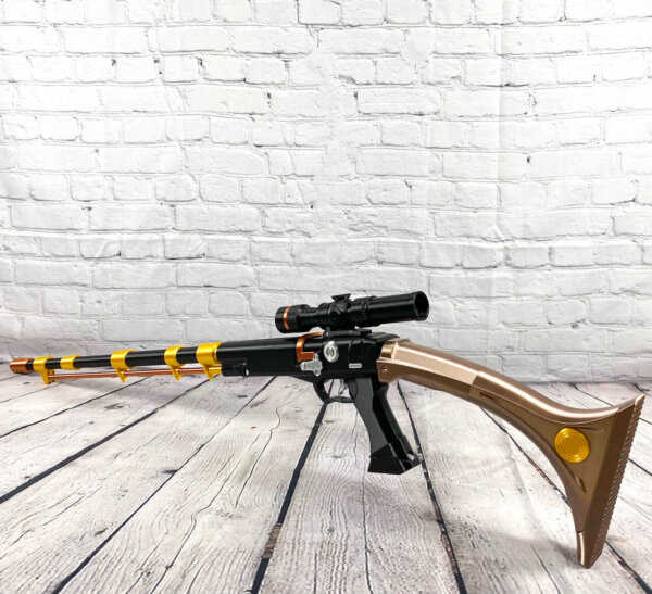 Mando Rifles Crossed Mando Long Shot Rifle Replica – Star Wars Mandalorian Long-Range Blaster