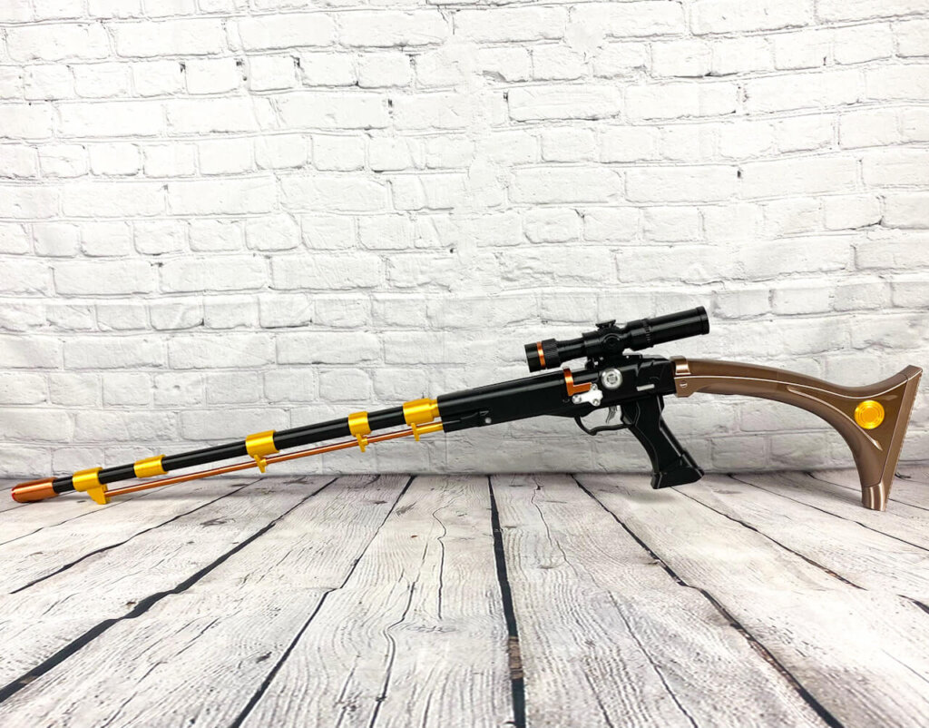 Mando Rifles Crossed Mando Long Shot Rifle Replica – Star Wars Mandalorian Long-Range Blaster