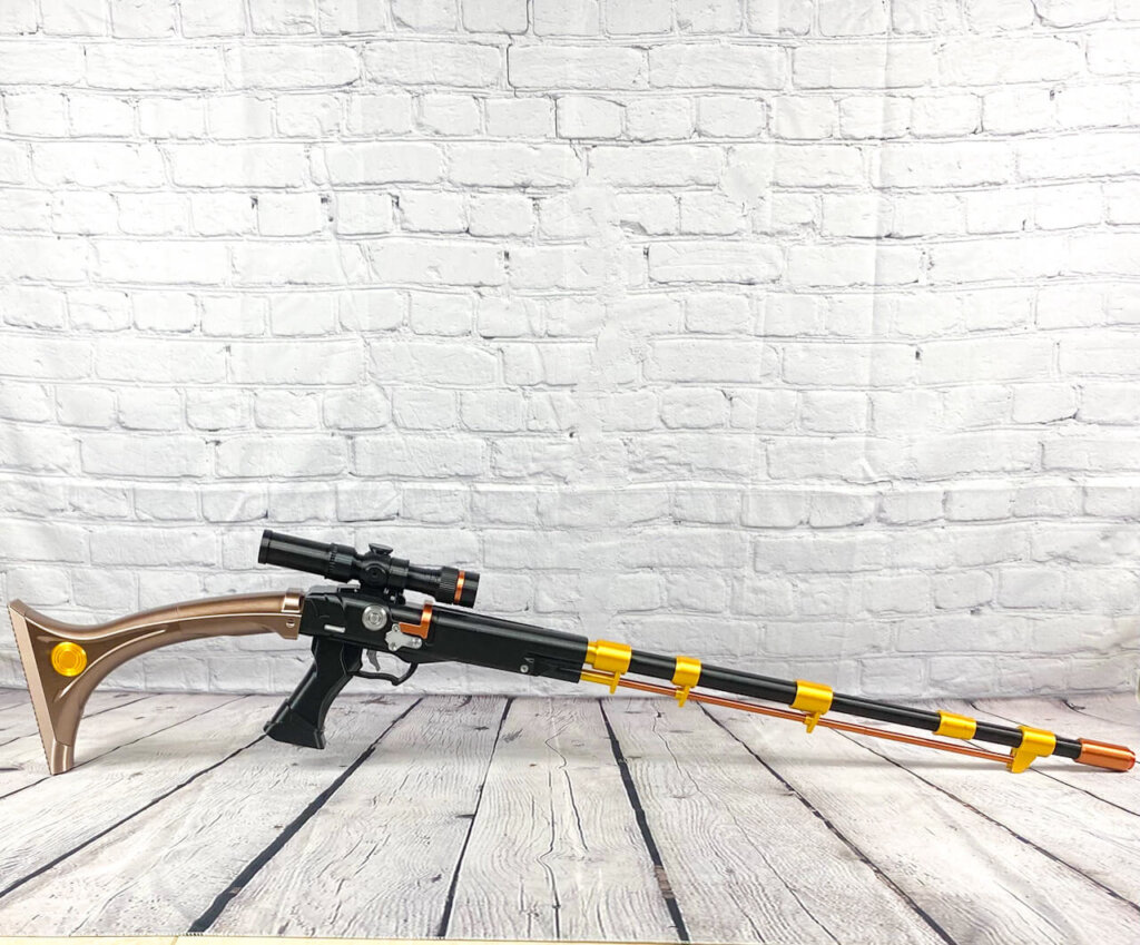 Mando Rifles Crossed Mando Long Shot Rifle Replica – Star Wars Mandalorian Long-Range Blaster
